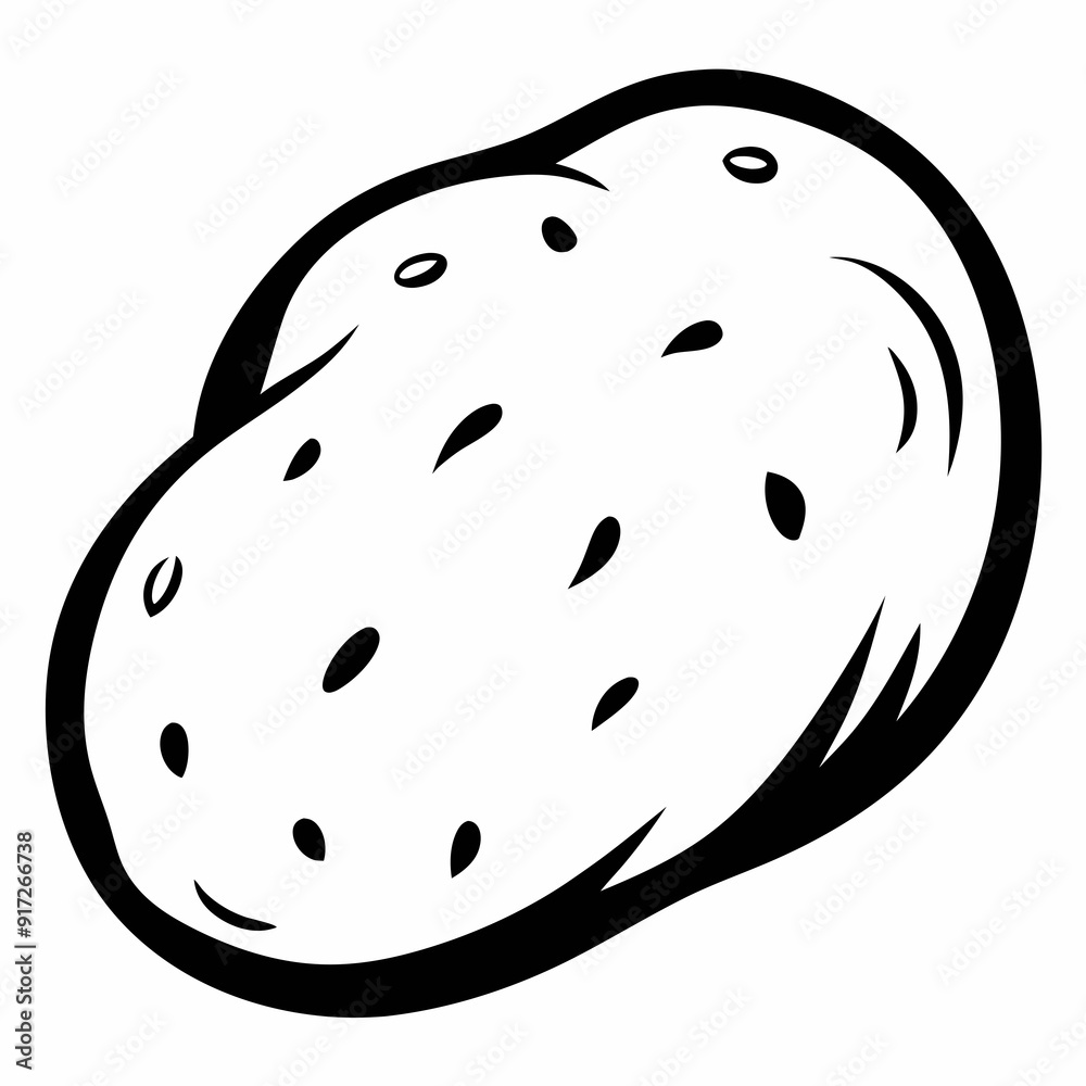potato Silhouette Vector illustration
potato Silhouette Vector illustration