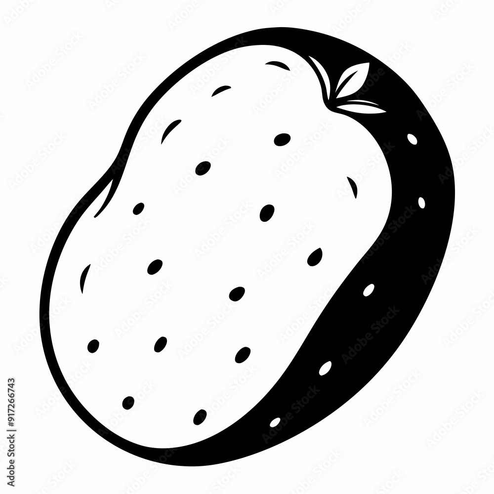 potato Silhouette Vector illustration
potato Silhouette Vector illustration