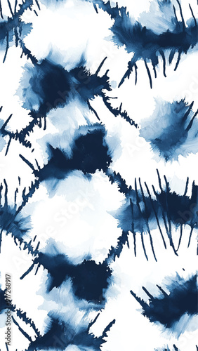 Shibori Japanese Tie Dye Seamless Pattern Background for vertical social media featuring shibori design in abstract style. Japanese culture print in a seamless pattern design, create a repetitive patt