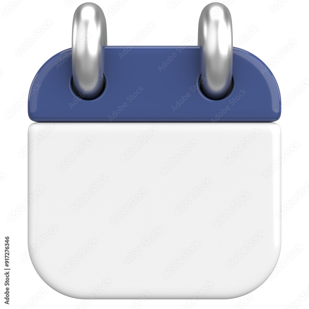 Empty calendar. 3D calendar. 3D illustration. Empty calendar. 3D calendar. 3D illustration.