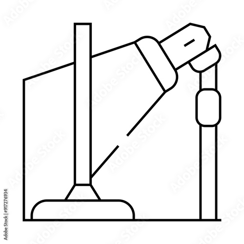 equipment for dancer leg line icon vector. equipment for dancer leg sign. isolated contour symbol black illustration