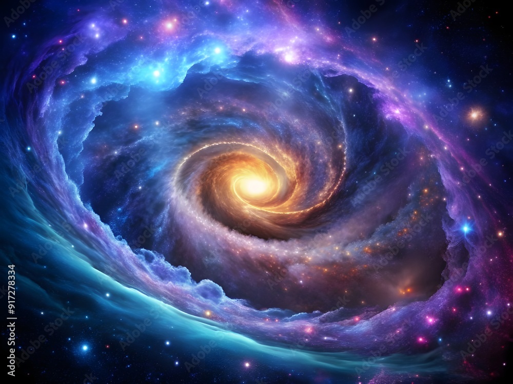 Galactic Vortex: Swirling Stars, Cosmic Dust, and Vibrant Nebula Art in Deep Space Galactic Vortex: Swirling Stars, Cosmic Dust, and Vibrant Nebula Art in Deep Space