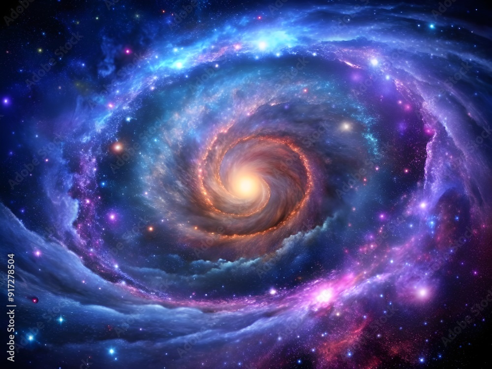 Galactic Vortex: Swirling Stars, Cosmic Dust, and Vibrant Nebula Art in Deep Space Galactic Vortex: Swirling Stars, Cosmic Dust, and Vibrant Nebula Art in Deep Space