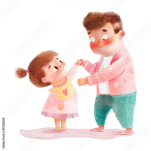 kid plating plant  white background (17)