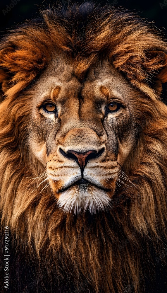 Naklejka premium Lion Portrait