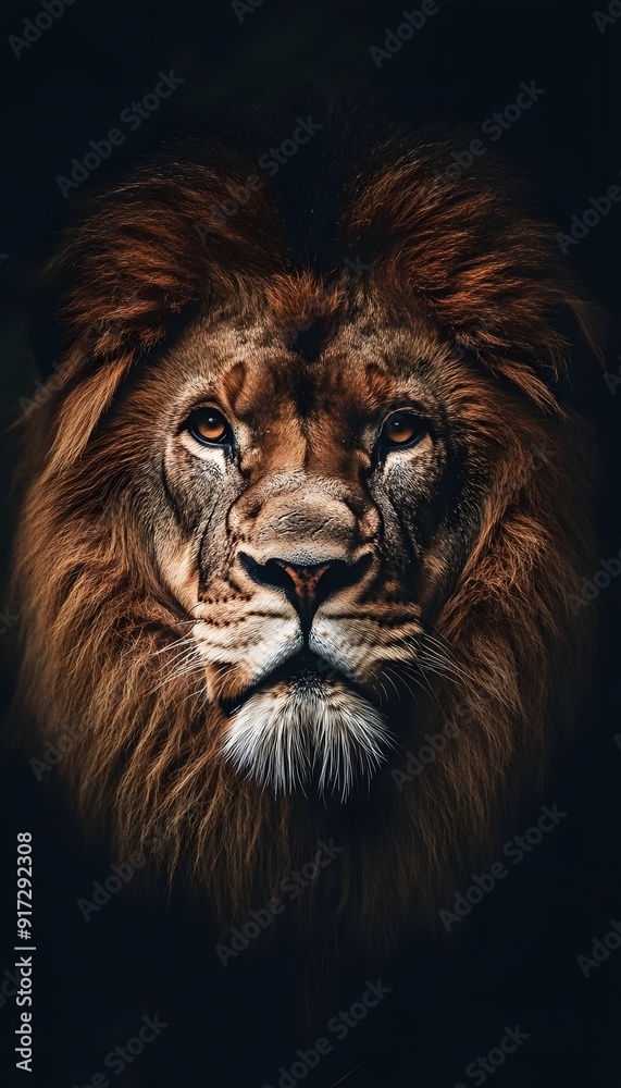 Naklejka premium Lion Portrait