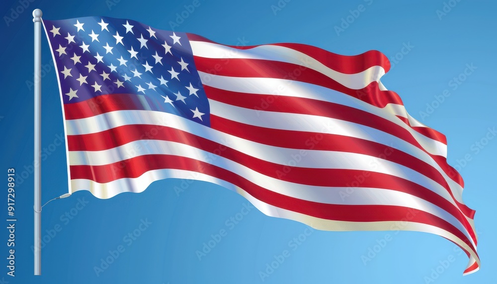 Fototapeta premium USA Flag Memorial Day