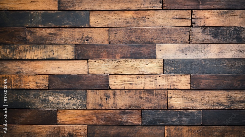 Weathered Wooden Planks Wall Texture