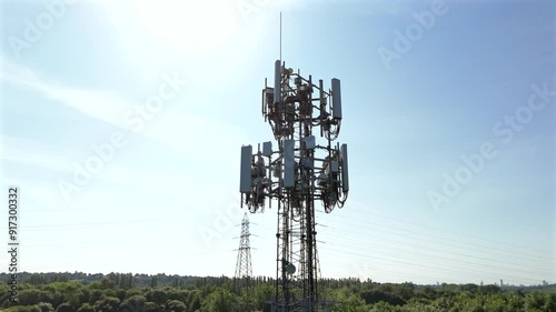 Cell Tower for Telecommunication Equipment for 4G and 5G