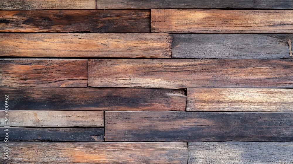 Weathered Wooden Planks with Distinctive Grain Patterns Weathered Wooden Planks with Distinctive Grain Patterns