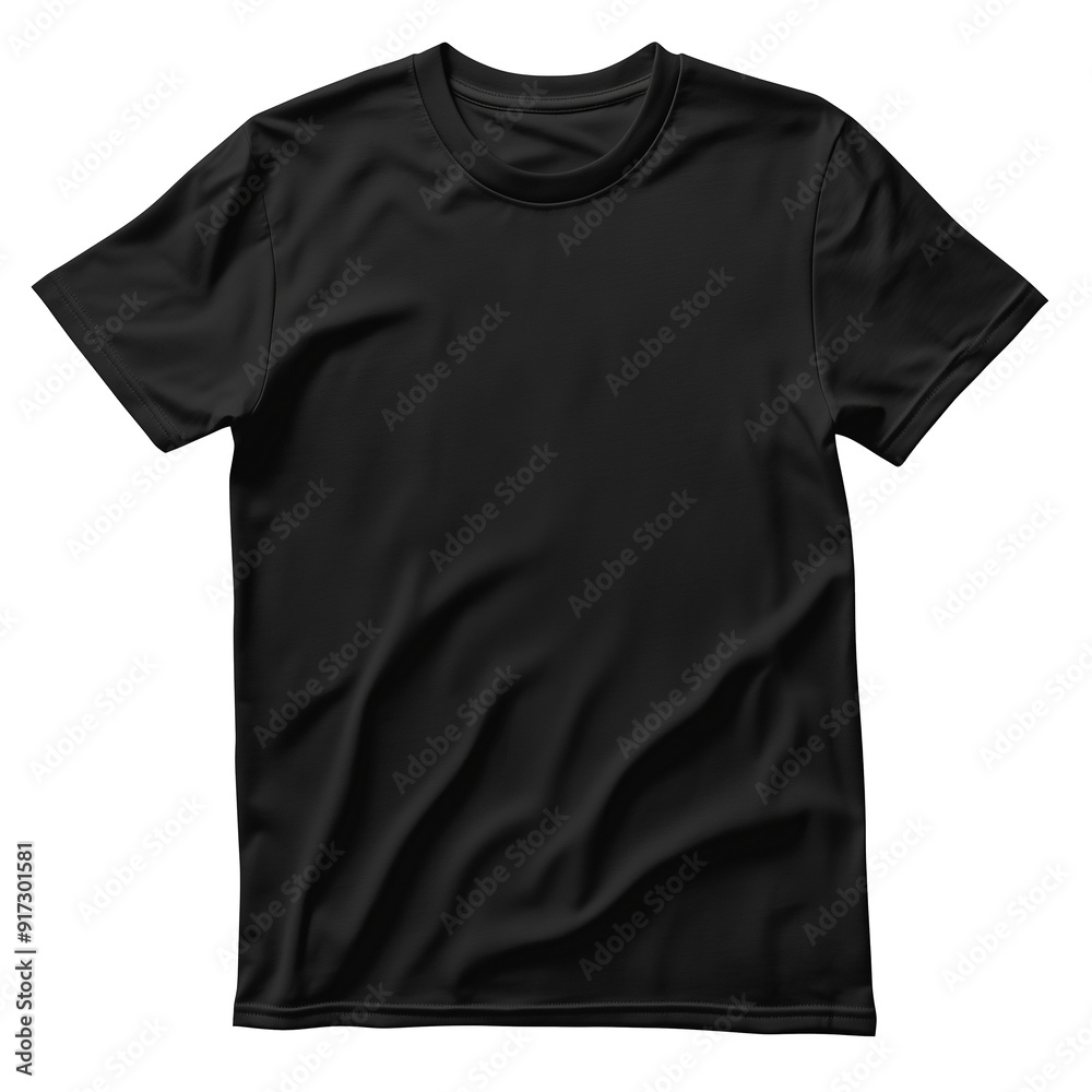Black t-shirt mockup isolated on transparent or white background
Black t-shirt mockup isolated on transparent or white background