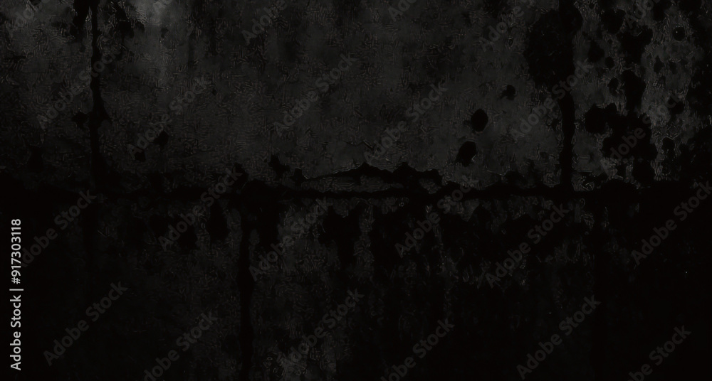 Fototapeta premium Raue schwarze Wandschieferstruktur, rauer Hintergrund, dunkler Betonboden oder alter Grunge-Hintergrund