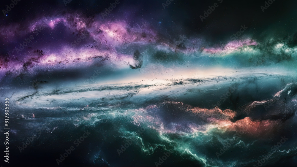 Naklejka premium mesmerizing-image-of-a-sparkling-background