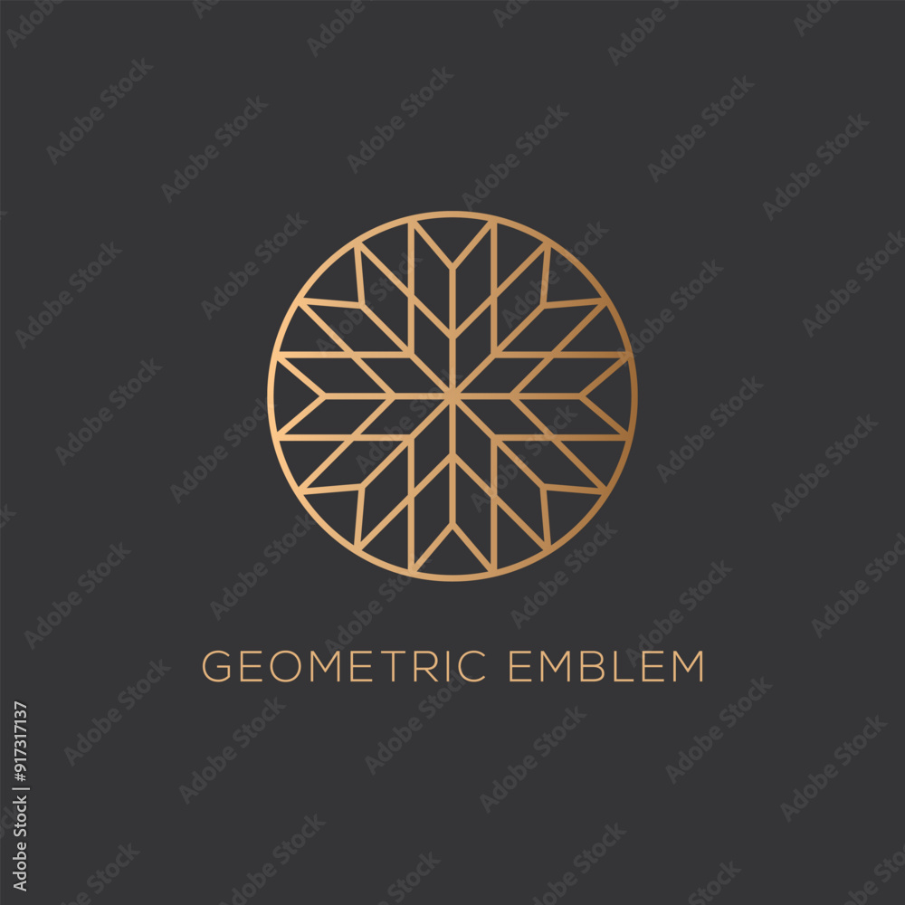 Geometric emblem Geometric emblem