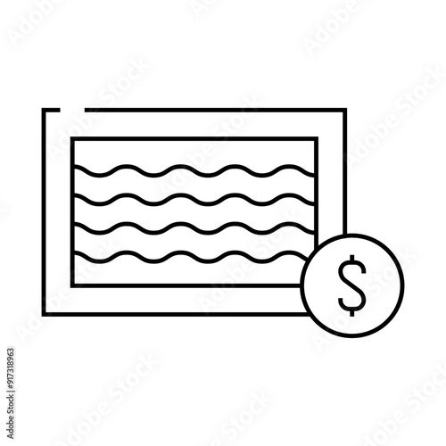 rainbow gif from nyan cat line icon vector. rainbow gif from nyan cat sign. isolated contour symbol black illustration