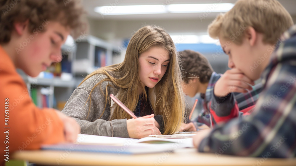 Student Collaborations: Students working together on projects or assignments with ample space for teamwork tips Student Collaborations: Students working together on projects or assignments with ample space for teamwork tips