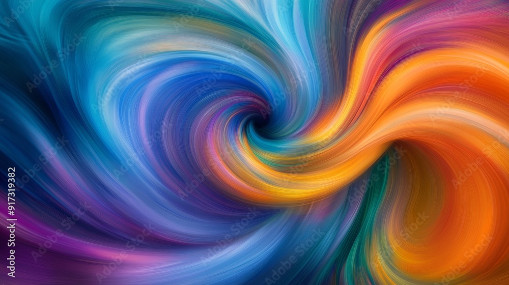 Abstract colorful swirl, vibrant gradient Abstract colorful swirl, vibrant gradient