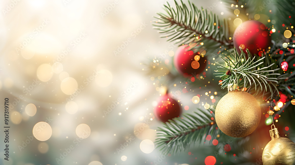 Fondo con bolas de navidad Fondo con bolas de navidad