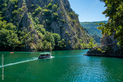 Summer day in Matka Canyon photo