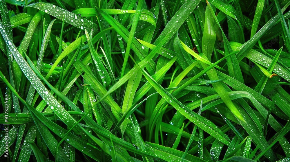 Close-up of dewy green grass texture, nature wallpaper. Close-up of dewy green grass texture, nature wallpaper.