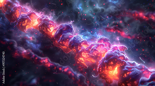 Highresolution image depicting process of muscle contraction highlighting the role of actin myosin and the sliding filament theory