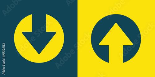 up and down arrow icon