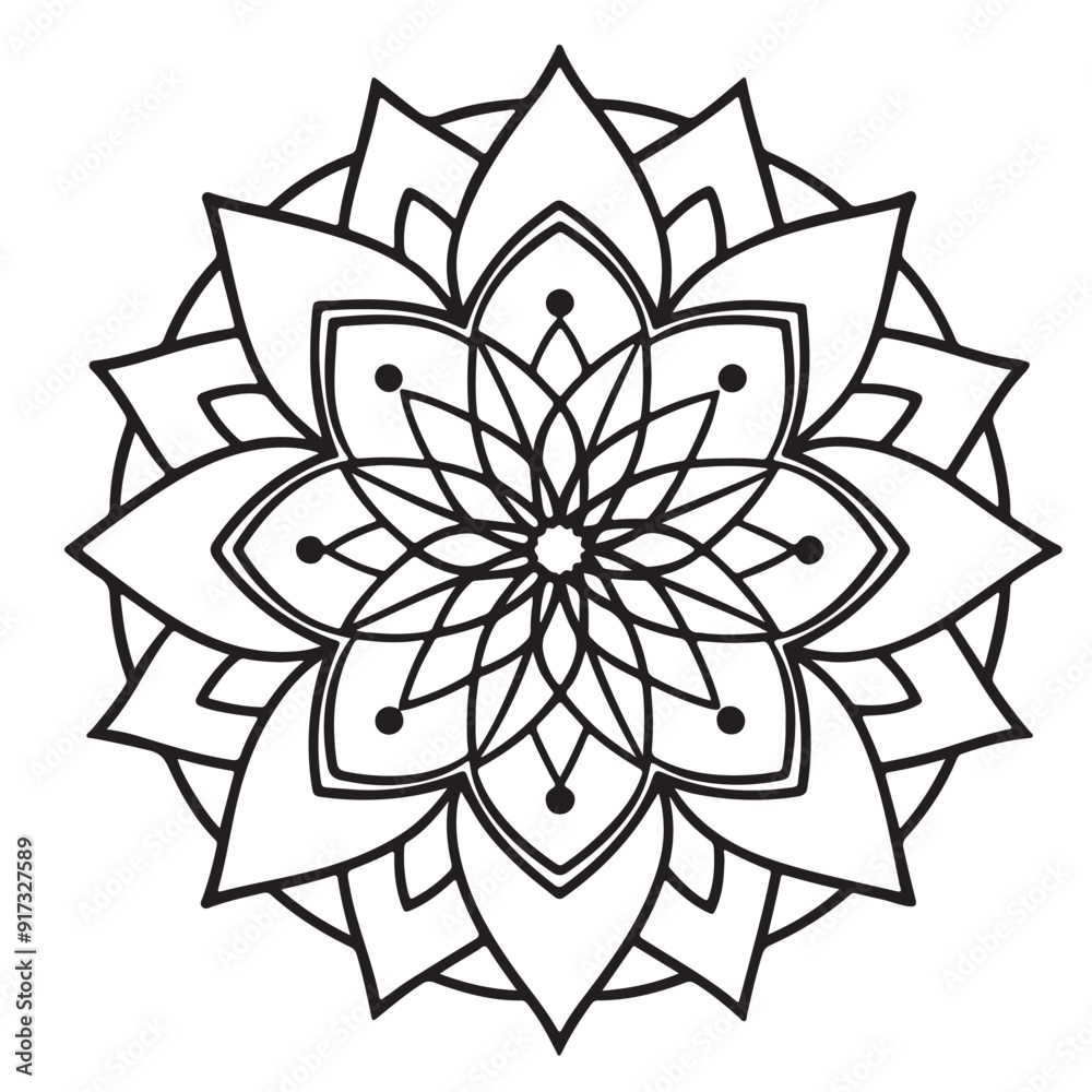 abstract wild Mandela design pg, adult anti-stress coloring page in line art, floral pattern coloring sheet. abstract wild Mandela design pg, adult anti-stress coloring page in line art, floral pattern coloring sheet.