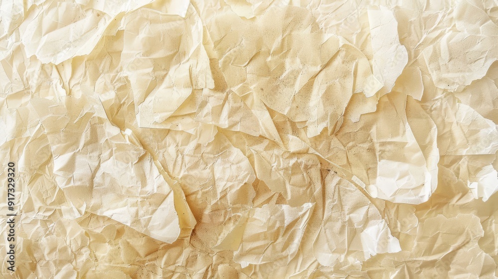 Fototapeta premium Craft Eco Rice Paper Sheet Background in Beige Color for Oriental Designs