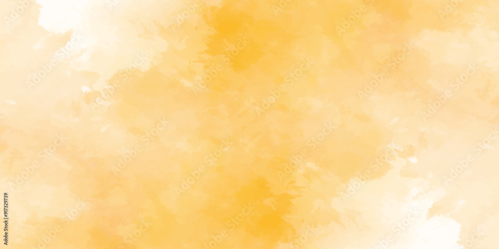 Obraz premium Abstract colorful background with bokeh .Delicate sepia background with paint stains watercolor texture .subtle watercolor orange gradient illustration.