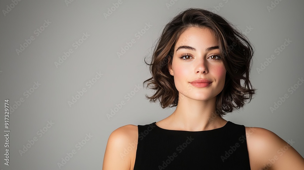 A beautiful artistic photograph of a model posing sensually in a studio, with soft lighting and a simple background A beautiful artistic photograph of a model posing sensually in a studio, with soft lighting and a simple background