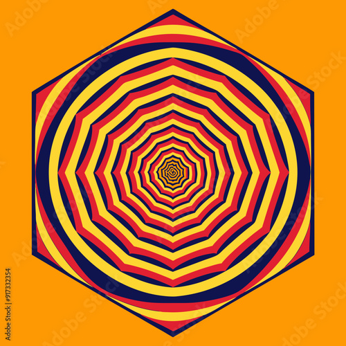 фотографія Illusion, optical illusion, visual trick, mind-bending, perception, visual effec