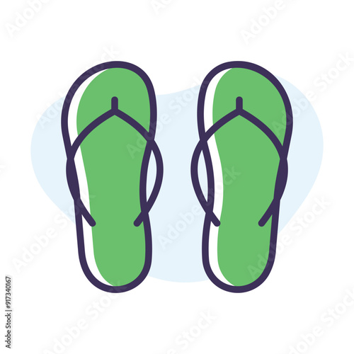 Flip Flops vector icon