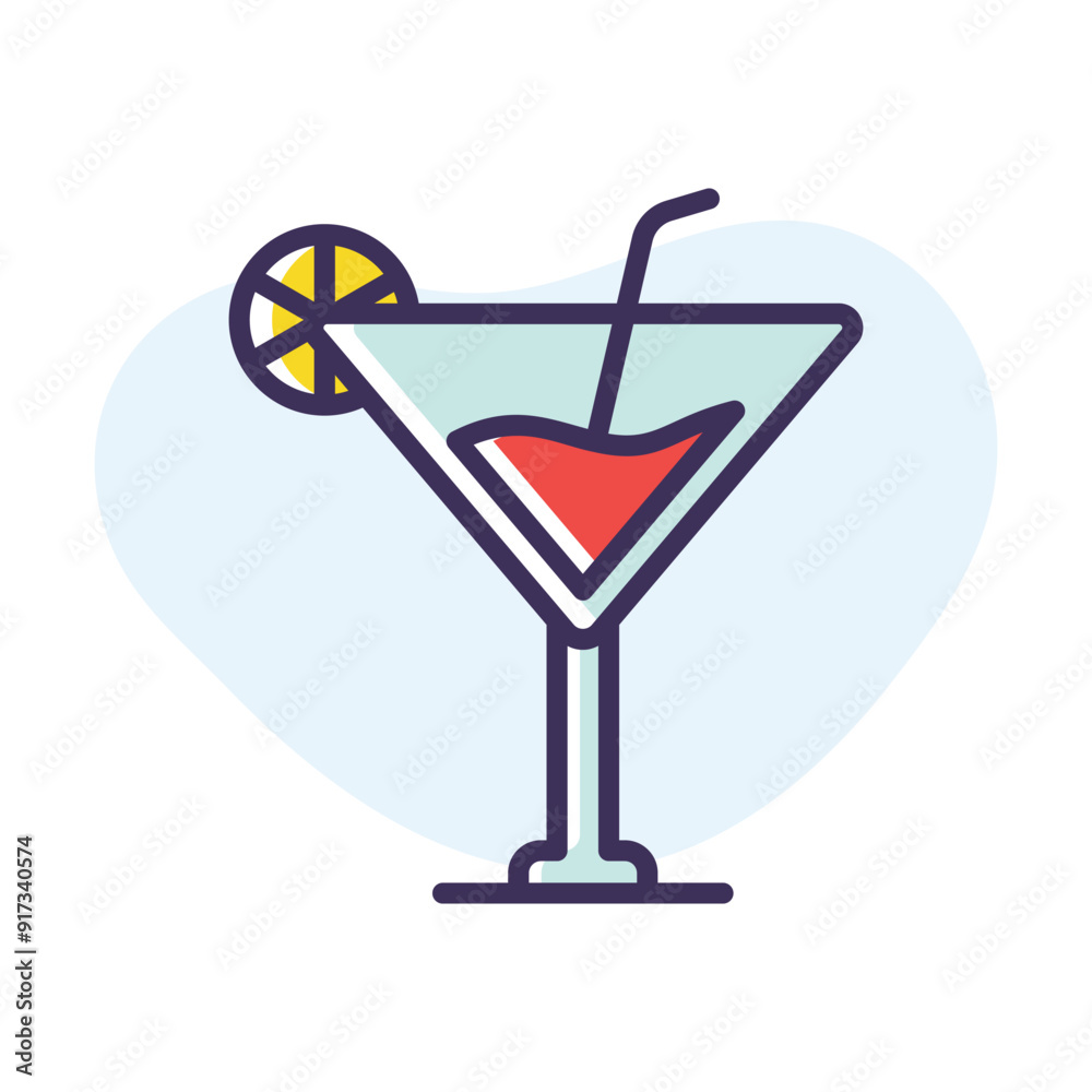 Cocktail vector icon Cocktail vector icon