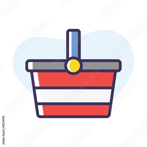 Picnic Basket vector icon