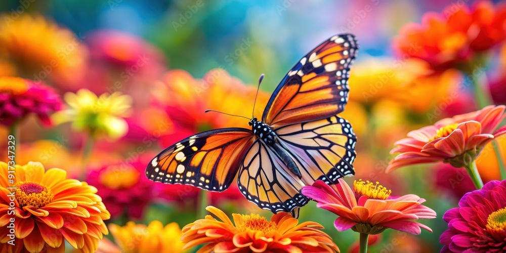 Butterfly resting on vibrant flower petals , beauty, nature, garden, pollination, wings, colorful, insect, flora, bloom Butterfly resting on vibrant flower petals , beauty, nature, garden, pollination, wings, colorful, insect, flora, bloom