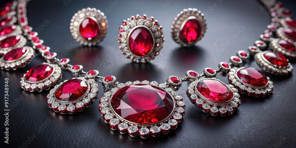 Ruby jewelry pieces for elegant and luxurious styling, ruby, gemstone, necklace, bracelet, earrings, ring, precious, fashion