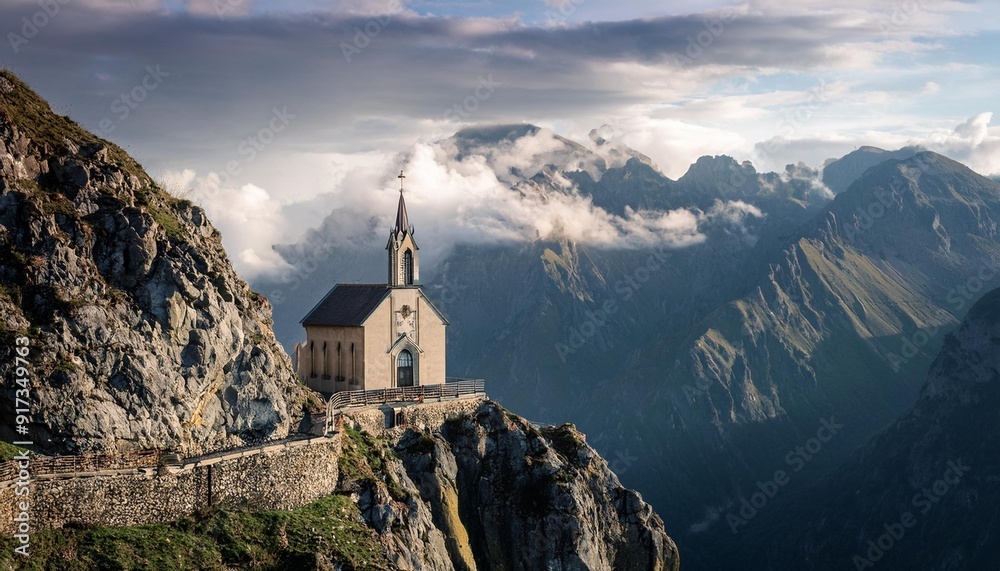 Fototapeta premium church in the mountains