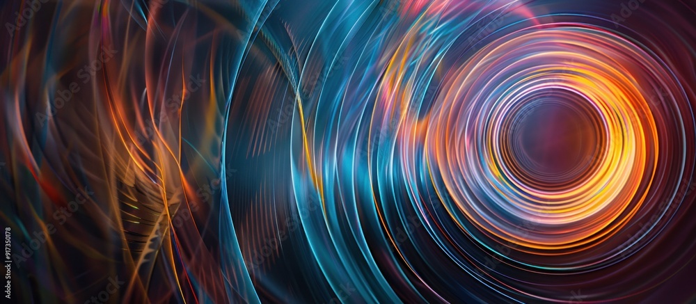Spiral sound wave rhythm line dynamic abstract. Spiral sound wave rhythm line dynamic abstract.