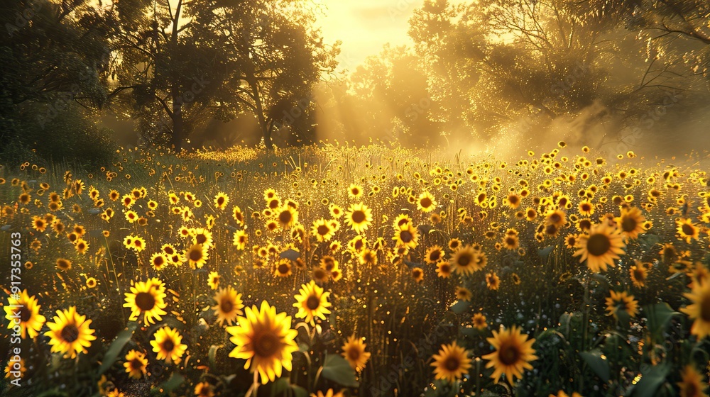 Fototapeta premium field of flowers