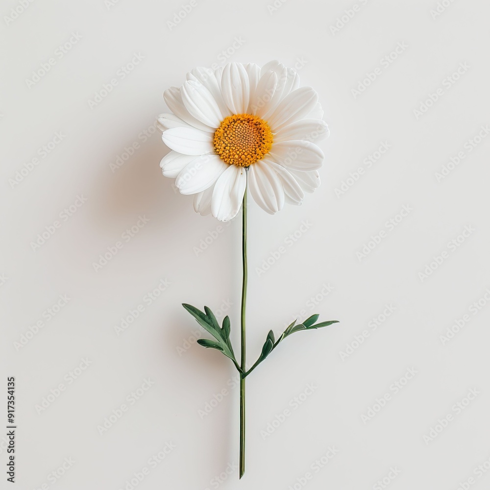 Obraz premium daisy flower isolated on white