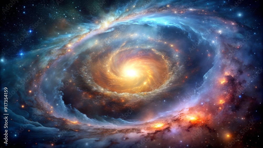 Celestial Vortex: A Tapestry of Cosmic Dust and Nebulae Generative AI Celestial Vortex: A Tapestry of Cosmic Dust and Nebulae Generative AI