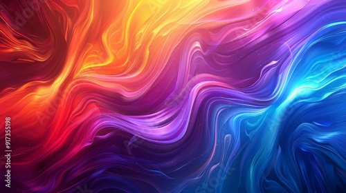 Wallpaper Mural Abstracts and Backgrounds Illustrate colorful gradients and artistic patterns to create a visually striking abstract background stylize 250 ar 169 v 6 Torontodigital.ca
