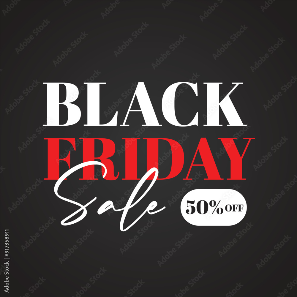 Obraz premium Black Friday Social media template