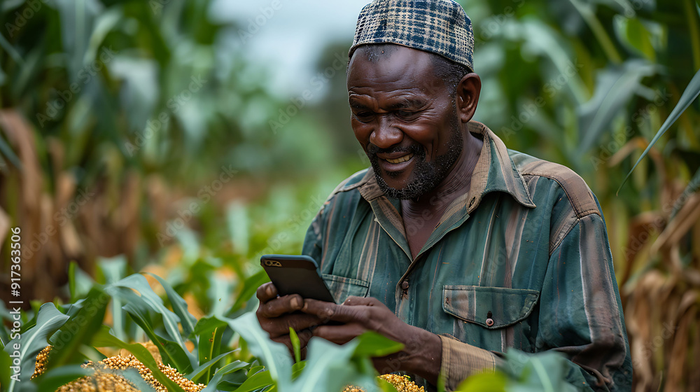 Kenyan Using Tech Kenyan farmers using mobile apps realtime market prices and weather ...