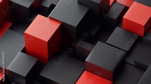 futuristic shape on black background