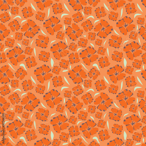 beautiful ditsy floral seamless background