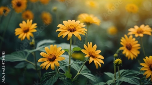 yellow flowers in the garden