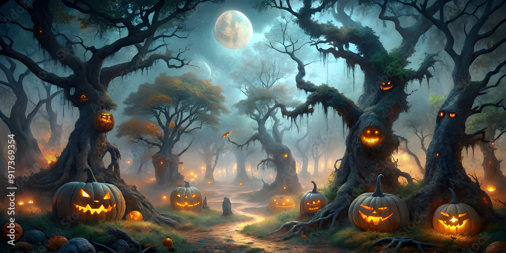 a mist shrouded enchanted forest with ancient gna a mist shrouded enchanted forest with ancient gna