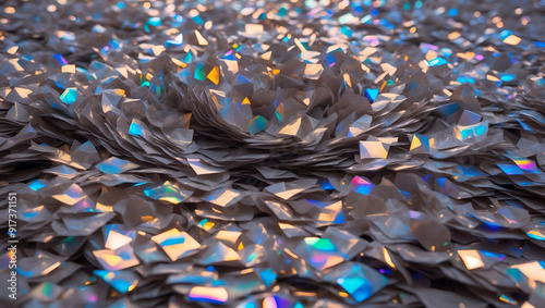 Explore the mesmerizing Abstract Shimmering Textures with captivating Iridescent Details