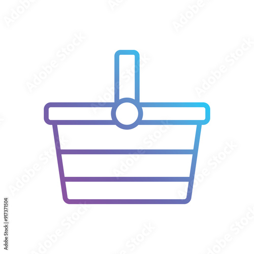 Picnic Basket vector icon